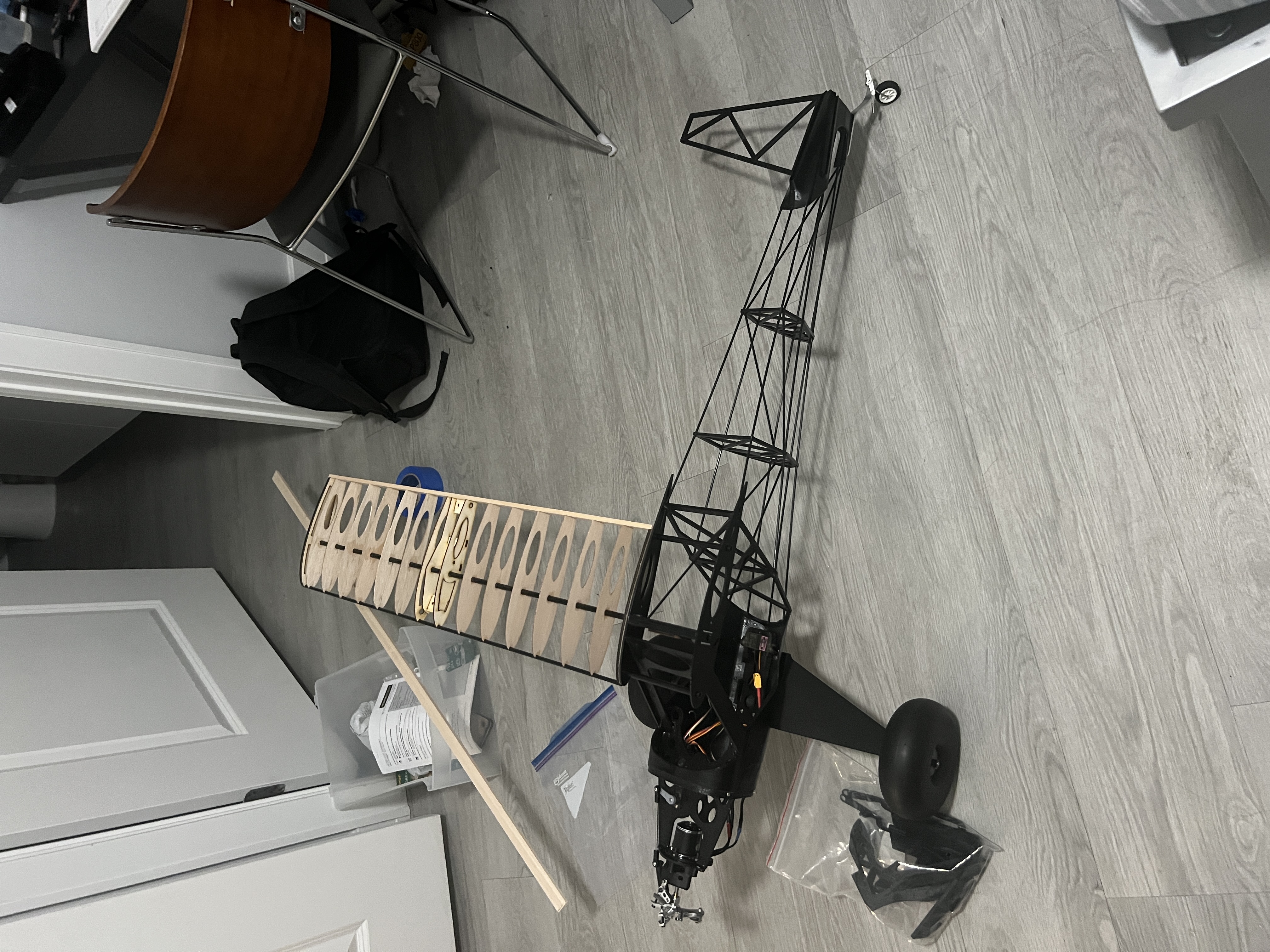 Lightweight Carbon Fiber STOL Airplane